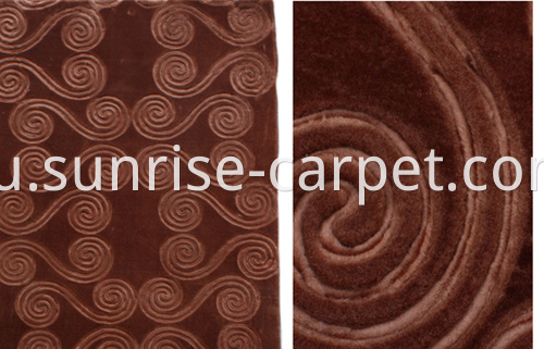 embossing design carpet